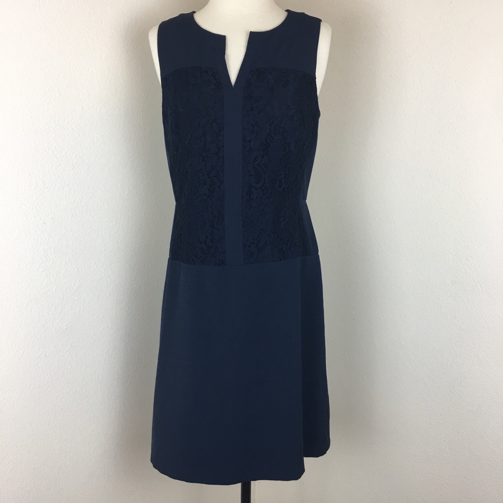 Ann Taylor Navy Blue Dress